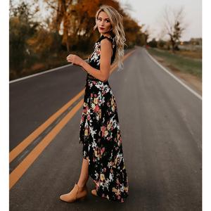 Irregularity Womens <strong>Summer</strong> <strong>Boho</strong> <strong>Dresses</strong> Backless Maxi Floral <strong>Dress</strong> - Product Image 5