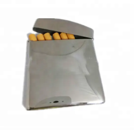 Caja de hojalata de aluminio para cigarrillos, embalaje único de nuevo diseño personalizado, 2021