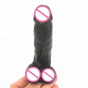 Simulation Saugnapf <span class=keywords><strong>Dildo</strong></span> Big <span class=keywords><strong>Glans</strong></span> Penis Gummi Künstliche Penis - Product Image 3