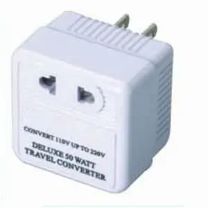 Adaptateur de convertisseur de tension 110V à 220V, 50W, transformateur de voyage