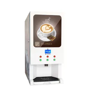 Cafetera Inteligente comercial, máquina expendedora de café frío y caliente, 3 sabores