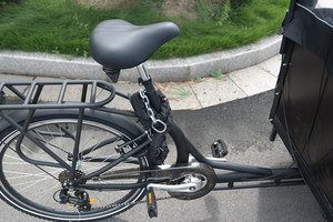 <span class=keywords><strong>Tricycle</strong></span> cargo électrique familial à assistance au pédalage CE Danish Bakfiets à 3 roues <span class=keywords><strong>pour</strong></span> adultes à vendre / <span class=keywords><strong>Vélo</strong></span> cargo d'usine UB9019 - Product Image 5