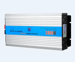 KC chứng nhận DC 12V 24V để AC 220V 3000 Watts Inverter sạc điện chuyển đổi 3000 W tinh khiết sóng sin biến tần