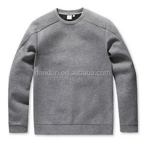 Baju Sweater Busa Neoprene Warna Abu-abu