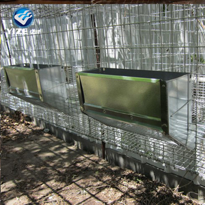 Doppie porte knock down metallo animale pet coniglio gabbia per l'allevamento - Product Image 4