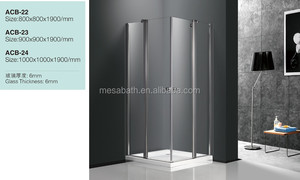 Piedra Artificial bandeja 3 panel pivote <span class=keywords><strong>ducha</strong></span> corredera puerta de cristal con <span class=keywords><strong>accesorios</strong></span> - Product Image 3