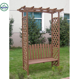 Gran oferta, decoraciones para arcos de boda, arcos de jardín de madera fácilmente ensamblados, Marco recubierto, estilo <span class=keywords><strong>natural</strong></span> a presión, compra de muebles de China - Product Image 2