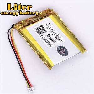 1.25-<span class=keywords><strong>3</strong></span> P <span class=keywords><strong>3</strong></span>.7 V 103550 2500 mah custom ultra slim rechargeable Li-ion batteries lipo battery with wires - Product Image 1