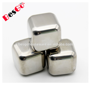 Cubetti di ghiaccio per vino in pietra di whisky riutilizzabili in acciaio inossidabile - Product Image 5
