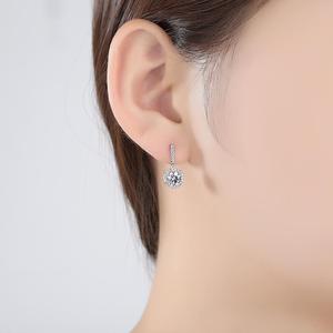 CZCITY Zircon Real <strong>Silver</strong> Drop <strong>Long</strong> <strong>Earrings</strong> Women Dangle Hanging <strong>Earring</strong> 925 Sterling-<strong>Silver</strong> Luxury Fine Jewelry - Product Image 3