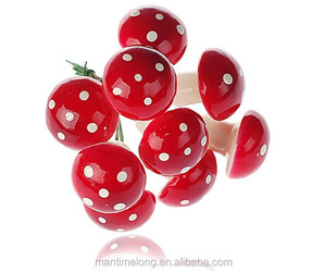 Champignons en mousse pour micro-paysage, bonsaï, jardinage, accessoires de <span class=keywords><strong>jardin</strong></span>, décorations, piquets, artisanat, mtl - Product Image 5