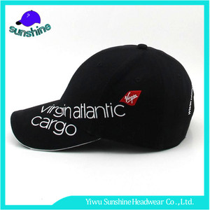 Clásico Negro de Seguridad de Impresión de Transferencia Térmica Sombreros Gorra de Béisbol de Encargo Al Por Mayor - Product Image 2