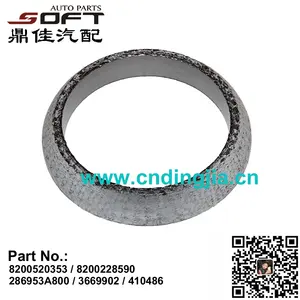 Exhaust Pipe Seal 8200520353 / 8200228590 / 286953A800 / 3669902 / 410486 For Renault Largus / Logan / K4J / K4M / K9K / D4F