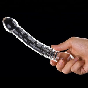 Unisexe Double Ended Dildo Sex Toy Pénis <span class=keywords><strong>Gay</strong></span> ou Femmes Gode En Verre - Product Image 5