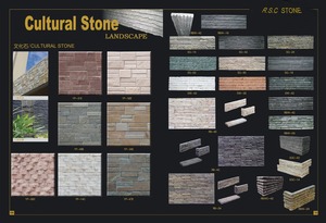 Pierre de culture fendue, Surface <span class=keywords><strong>d</strong></span>écorative murale, vente en gros, - Product Image 6
