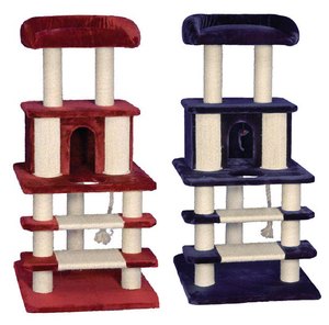 Pohon Kucing Mewah Furnitur Kondominium Rumah Kucing Mainan Penggaruk - Product Image 1