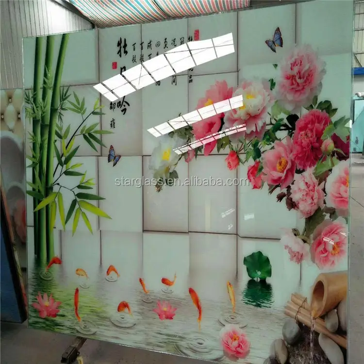 Acid Etch Decoratieve Glazen Wand Panelen Fabrikant In China