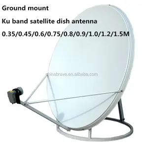 Nhà Máy Đạt Được Cao Chất Lượng Tốt 120Cm/150 Cm/180 Cm Ku Parabola Ku Ban Nhạc Bù Đắp Món Ăn Antena Pabrik Với CE & ROHS OEM & ODM FTA