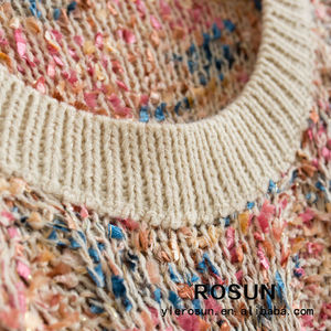 Mejor venta de 2014 sueltas tipo flor tiritando pullover suéter de la señora- rosun - Product Image 6