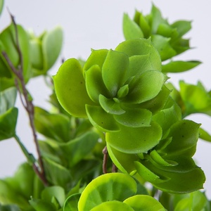 Plantas de plástico pequeñas impermeables, macetas de plantas artificiales, maceta pequeña para decoración de baño, gran oferta - Product Image 4