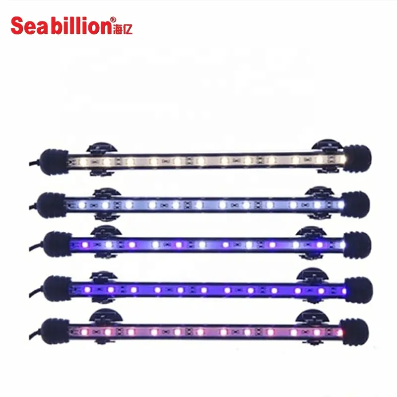 18-138 CENTIMETRI Blu Bianco RGB LED Aquarium Fish Tank Light Bar Sommergibile Luce Del Tubo