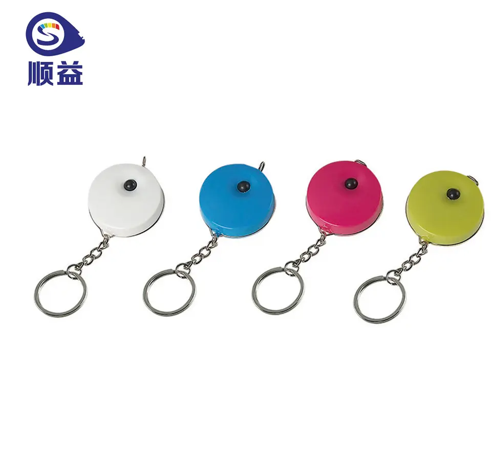 Cheap Custom Promotional Item 1.5m colorful round tape measure Promotional Product