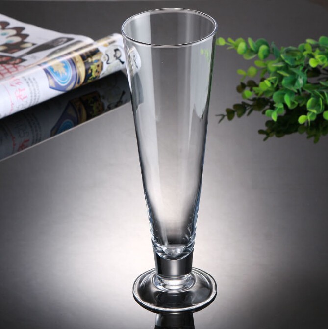 Thin And Tall Transparent Soda Lime Glass Juice Water Ice Cream Glass Cup