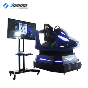 Dinámico eléctrico coche simulador de carreras moneda operado sistema de tarjeta 9D coche de carreras vr controller - Product Image 4