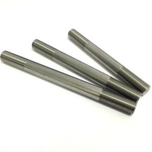 Custom Made Stainless Steel <strong>Double</strong> Head Rod <strong>Stud</strong> Screw Precise with Plain Finish - Product Image 2