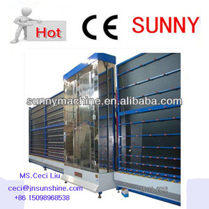 Maquinaria de procesamiento de vidrio de última generación Máquina de lavado y secado de vidrio vertical eficiente - Product Image 4