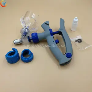 Jeringuilla avícola automática ajustable de 2ml para cría de animales con punta de metal