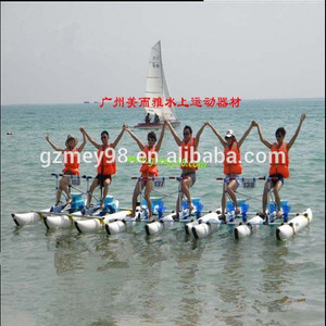 Factory manufacturer water park the family sports bike 3 person pedal water (M-028) - Product Image 3