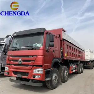 卡车载重汽车中国重汽Howo翻新的新使用8x4驾驶自卸车