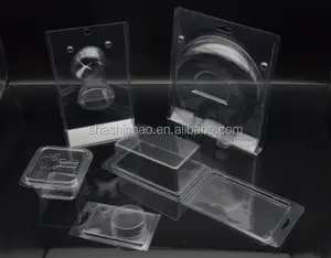 Plastic Packaging Customised Clear Clamshell Plastic Blister Packaging With Cardboard High Quality