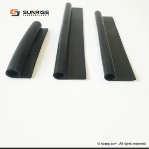 OEM ODM Custom Various Sizes EPDM Rubber Black Moulding Extrusion P Shapes Dam Gates Seals Strips