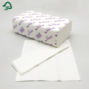 <span class=keywords><strong>Essuie</strong></span>-mains en <span class=keywords><strong>papier</strong></span> à plis multiples gaufré en pâte vierge blanche de vente directe bon marché d'usine - Product Image 5