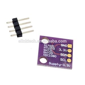 เครื่องตรวจจับความชื้นในอุตสาหกรรม Si7021มีความแม่นยำสูงพร้อม GY-213V-SI7021เชื่อมต่อ I2C