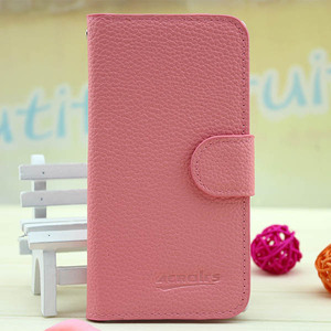 petit moq gros grain de litchi portefeuille flip housse en cuir pour <span class=keywords><strong>wiko</strong></span> <span class=keywords><strong>cink</strong></span> peax - Product Image 3