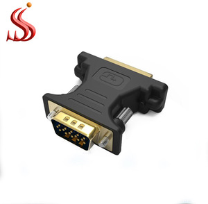סיטונאות dvi ל vga/svga ממיר מתאם-DVI-D כפולה + 5 pin hd15 נקבה dvi ל-vga מתאם - Product Image 5