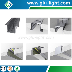China empotrada aluminio <span class=keywords><strong>LED</strong></span> <span class=keywords><strong>perfil</strong></span> con brida <span class=keywords><strong>para</strong></span> <span class=keywords><strong>LED</strong></span> tira llevada flexible - Product Image 2