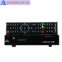 L'europe Multistream Décodeur ZGEMMA H5.2S Plus Récepteur Combiné Avec HEVC/H.265 DVB-S2 + DVB-S2/S2X/T2/C Triple Tuners