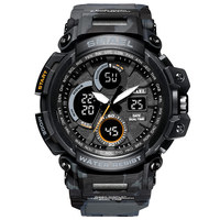Montre Militaire pour Hommes à Affichage Analogique et Numérique, Montre-Bracelet de Sport SMAEL