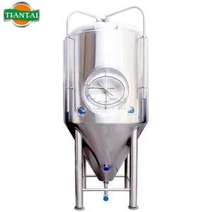 1200L 12HL 10BBL pressured glycol jacket stainless steel brite tank kombucha fermentor tank