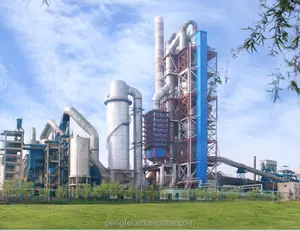 1,000t/d dry process rotary kiln clinker cement production line