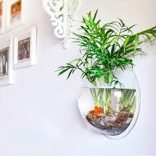 Opknoping Muur Gemonteerd Vis Kom <span class=keywords><strong>Betta</strong></span> <span class=keywords><strong>Tank</strong></span> Aquarium Plant Fish Bubble-Clear (Medium) - Product Image 6
