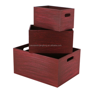 Natural madera caja de madera cajas de vegetales frutas caja - Product Image 2