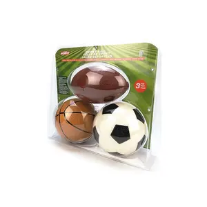 Bola esportiva de pvc de 5 polegadas 3pk, mini bola de basquete/americano de futebol/futebol conjuntos, brinquedos infláveis para crianças