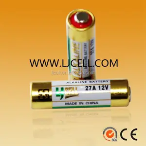 12v alkalin pil A23 23a A27 27a birincil kuru pil 12 volt toplu ambalaj veya blister kart ambalaj