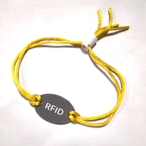 맞춤형 VIP 파티 축제 패브릭 손목밴드 이벤트용 NTAG 213 RFID 손목밴드 콘서트용 - Product Image 2