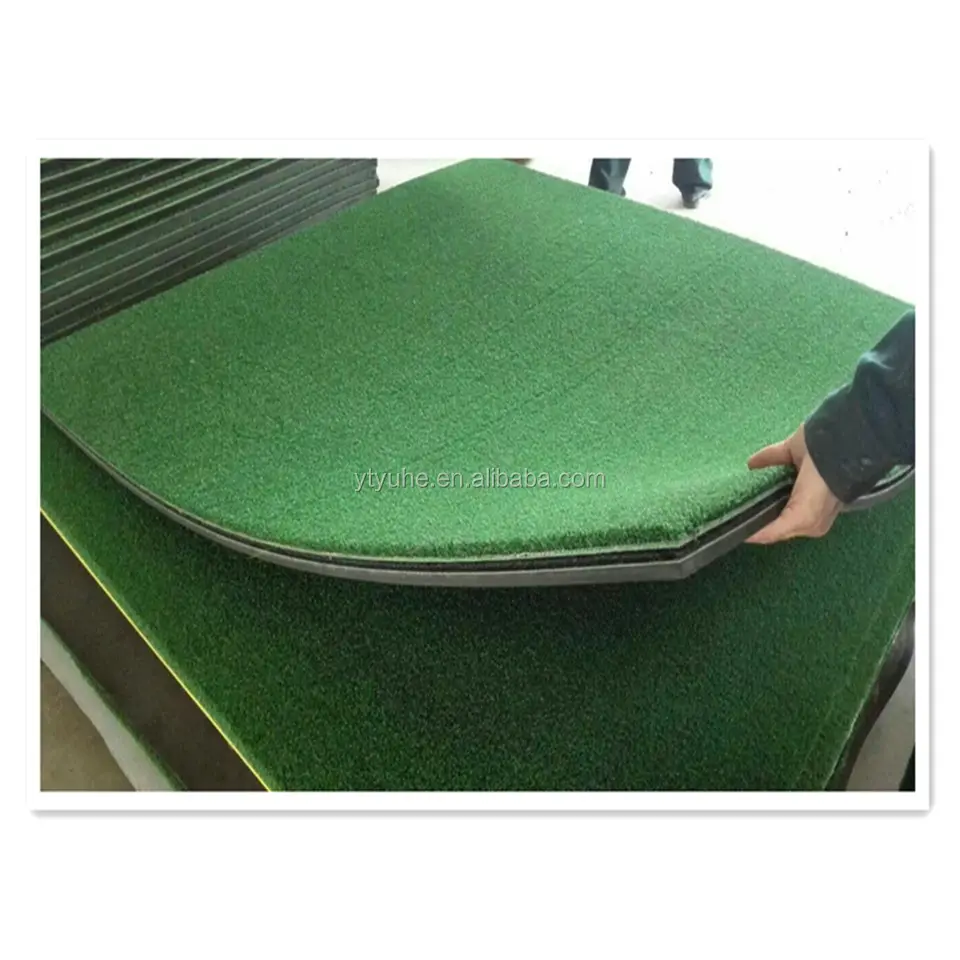 YGT-3D golf range altalena colpire pratica di nylon tappeto erboso tappeto con alta elasticità fibra tessile per campo da golf